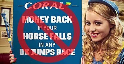 Coral advert banned for encouraging repetitive gambling.